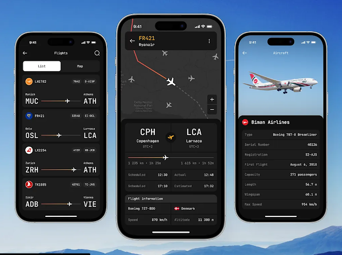 Illustrative mobile app interface preview displayed on three phones